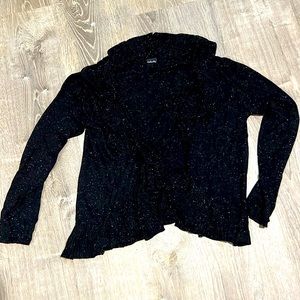 Rafaella Black with Silver Thread Shrug